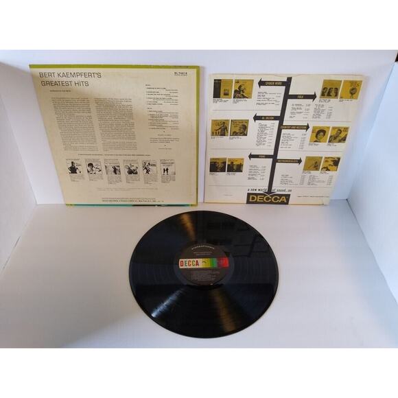 Bert Kaempfert And His Orchestra Greatest Hits Vinyl LP Record Album Decca 1966 - Picture 2 of 2